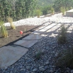Flagstone path