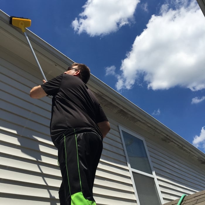Soft wash exterior Cleaning