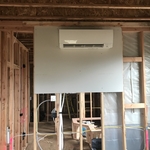 Mitsubishi in a new house