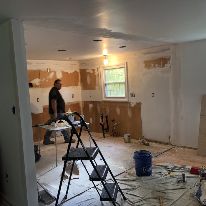 Patching the walls