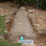Installation underway in wooded area #4