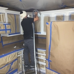 Cabinet Painting In Progress