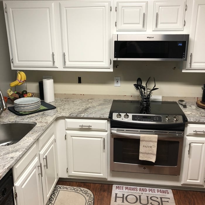 After: Factory-Finished Quality Cabinets