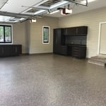 Garage Floor with Epoxy installed in Springfield,