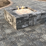 Gas fire pit