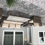 Patio and gas fire pit
