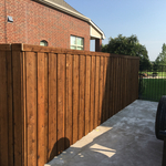 6' Prestained Board on Board Privacy Top Trim