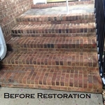 Brick Steps - Before Restoration