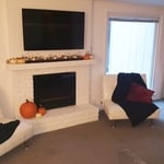 Completed Faux Fireplace