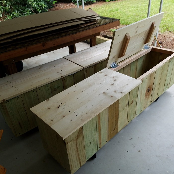 Patio Storage benches