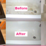 Bathtub, stairs, stove iven