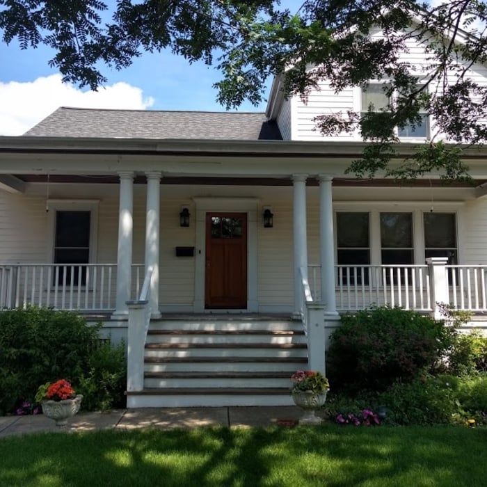 Exterior painting - porch - trim - stairs