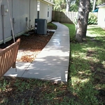 Sidewalk and Patio