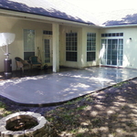 Picture framed patio