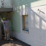 Exterior paint job