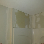 Bathroom above shower