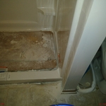 Bathroom bottom of shower