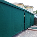 shade in acrilic fabric