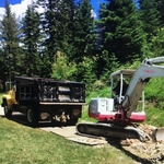 Dump Truck and Excavator