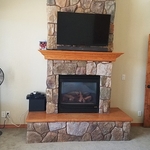 Fireplace after 2