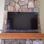Fireplace after 3