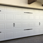 Short Panned Steel Garage Door