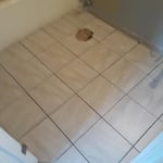 Bath tile flooring