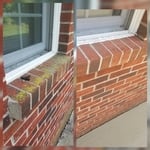 Cleaning up some more brick work..