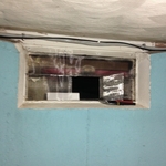 Second crawl space access to addition
