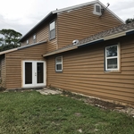 Remove and replace rotted siding