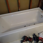 New soaking tub install