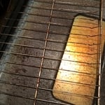 Inside of oven