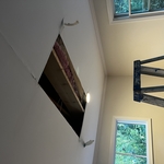 Ceiling leak damage