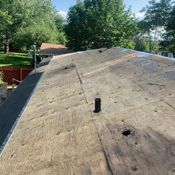 Prepping roof