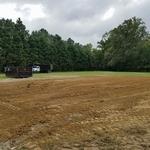 Completed system, after grading