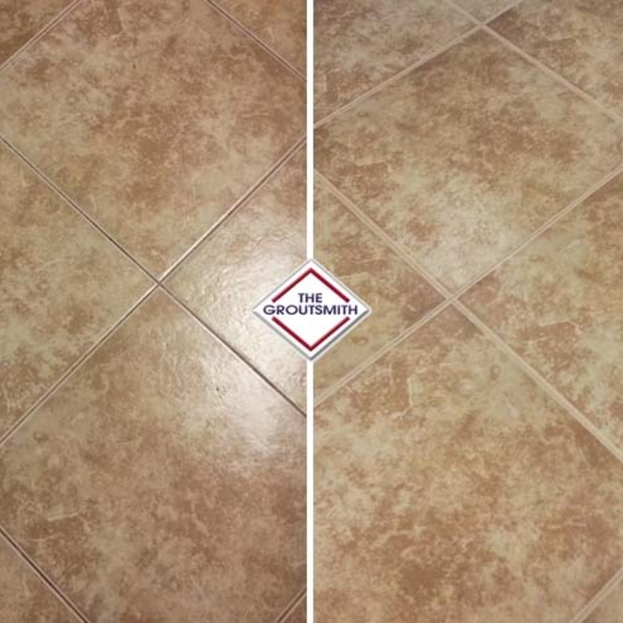 Tile floor cleaning and restoration