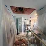 Ceiling patch work
