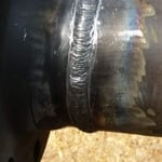 welded on a 6 in pipe