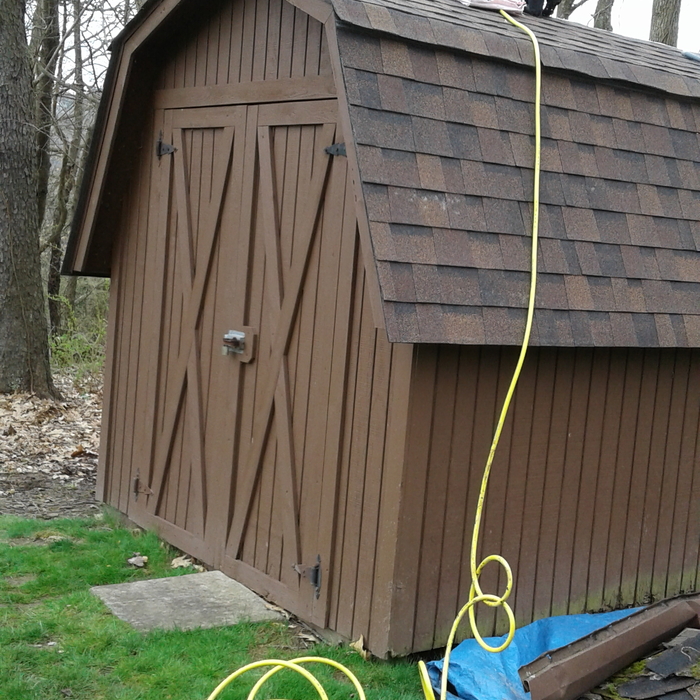 Shed roof replacement