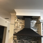 Backsplash and trim work