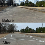Dog park parking lot