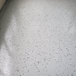 Epoxy coated concrete