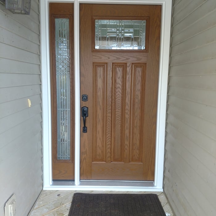 Front door install