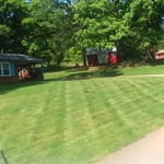Mowed yard