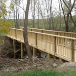 Custom footbridge