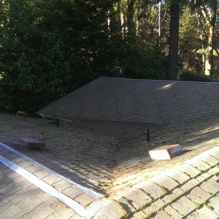 Before GAF Timberline HD Composite shingle project