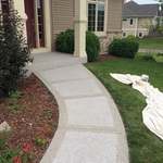 Front Walk Way Makeover