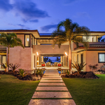 entry garden and pools