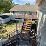 Custom deck and steel frame