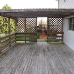 Deck, Railing, and Trellis